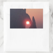 Sticker Rectangulaire Carte simple (Sac)