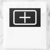 Sticker Rectangulaire Carte Zener | Connexion Plus (Sac)