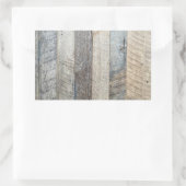 Sticker Rectangulaire Cartes patinées Bois Arrière - plan Texture (Sac)