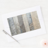 Sticker Rectangulaire Cartes patinées Bois Arrière - plan Texture (Enveloppe)