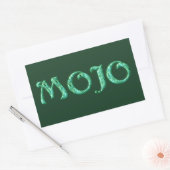 Sticker Rectangulaire Cartons rectangle vert mojo (Enveloppe)