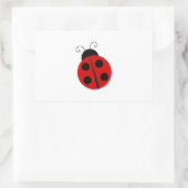 Sticker Rectangulaire Cartoon Lady Bug (Sac)