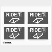 Sticker Rectangulaire Cartouche Titane (Feuille)