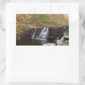 Sticker Rectangulaire Cascade à Laurel Hill State Park I (Sac)