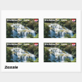 Sticker Rectangulaire Cascade dans le Parc national de Krka - Dalmatie, (Feuille)