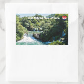 Sticker Rectangulaire Cascade dans le Parc national de Krka - Dalmatie,  (Sac)