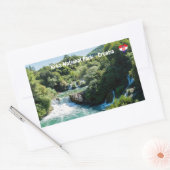 Sticker Rectangulaire Cascade dans le Parc national de Krka - Dalmatie,  (Enveloppe)