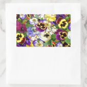 Sticker Rectangulaire Cascade de Pansy (Sac)