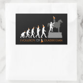 Sticker Rectangulaire Casquette du pont routier de Glasgow du duc de Wel (Sac)