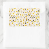 Sticker Rectangulaire Casseroles blanches personnalisées Blank Elegant M (Sac)