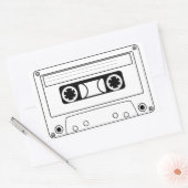 Sticker Rectangulaire Cassette (Enveloppe)