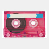 Sticker Rectangulaire cassette audio compacte (Devant)