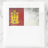 Sticker Rectangulaire Castilla-La Mancha (Sac)