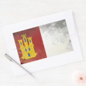 Sticker Rectangulaire Castilla-La Mancha (Enveloppe)