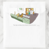 Sticker Rectangulaire Cat Talk (Sac)