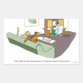 Sticker Rectangulaire Cat Talk (Devant)