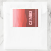 Sticker Rectangulaire Catalina State Park Arizona Red Hills (Sac)