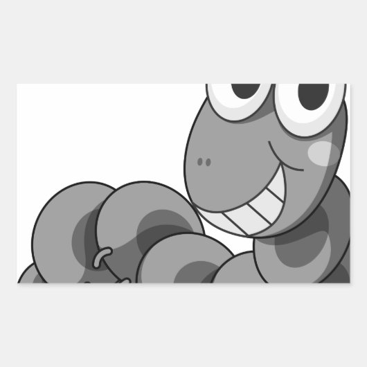 Sticker Rectangulaire Catepillaire (Devant)