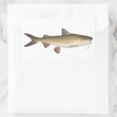 Sticker Rectangulaire Catfish guerrier (Sac)