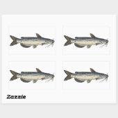 Sticker Rectangulaire Catfish (juvénile) (Feuille)