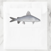 Sticker Rectangulaire Catfish Saumon bleu (Sac)