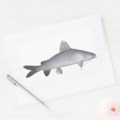Sticker Rectangulaire Catfish Saumon bleu (Enveloppe)