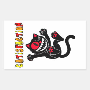 Sticker Rectangulaire Catisfaction