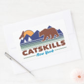Sticker Rectangulaire CatSkills New York (Enveloppe)