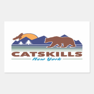 Sticker Rectangulaire CatSkills New York