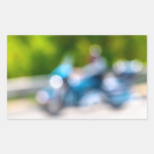 Sticker Rectangulaire cavalier classique (Devant)