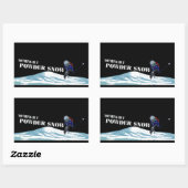 Sticker Rectangulaire Cavalier de BC (Feuille)