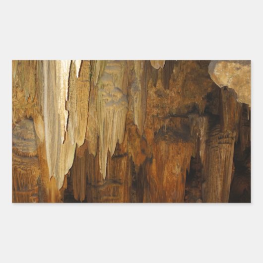 Sticker Rectangulaire Cavernes Luray (Devant)