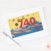 Sticker Rectangulaire  CBC Radio 740 - Habillage promotionnel (1980) (Enveloppe)