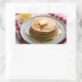 Sticker Rectangulaire Ccrêpes couvertes de sirop (Sac)