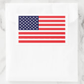 Sticker Rectangulaire Ce drapeau américain (Sac)