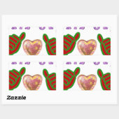 Sticker Rectangulaire Ce type adore les grands cadeaux d'art Imprimer (Feuille)