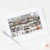 Sticker Rectangulaire Célébration des vacances à Leavenworth (Enveloppe)