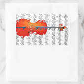 Sticker Rectangulaire Cello et Rock!_ (Sac)