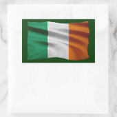 Sticker Rectangulaire CELTIC CLASSIQUE Collection Drapeau Irlandais (Sac)