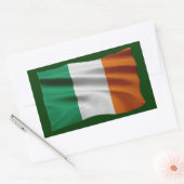 Sticker Rectangulaire CELTIC CLASSIQUE Collection Drapeau Irlandais (Enveloppe)