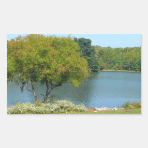Sticker Rectangulaire Centennial Lake in Ellicott City Maryland
