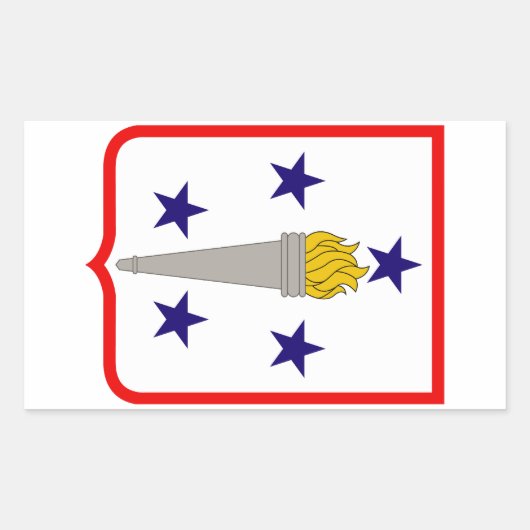 Sticker Rectangulaire Centre d'excellence en développement durable (Devant)