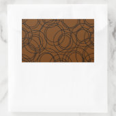 Sticker Rectangulaire Cercles Atomiques (Sac)