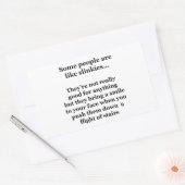 Sticker Rectangulaire Certaines Personnes Sont Comme Des Slinkies (Enveloppe)