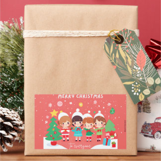 Sticker Rectangulaire C'est Kawaii Noël | |