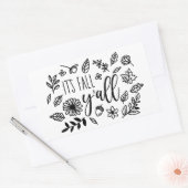 Sticker Rectangulaire C'est l'automne (Enveloppe)