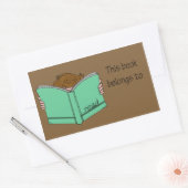 Sticker Rectangulaire C'est mon livre 1 (Enveloppe)