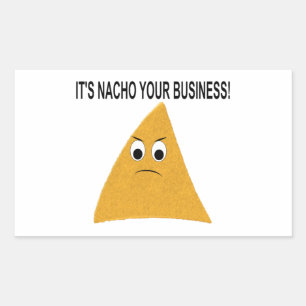 Sticker Rectangulaire C'est Nacho Your Business