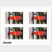 Sticker Rectangulaire Cet enfant a trouvé un aveugle (Feuille)