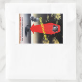 Sticker Rectangulaire Cet enfant a trouvé un aveugle (Sac)